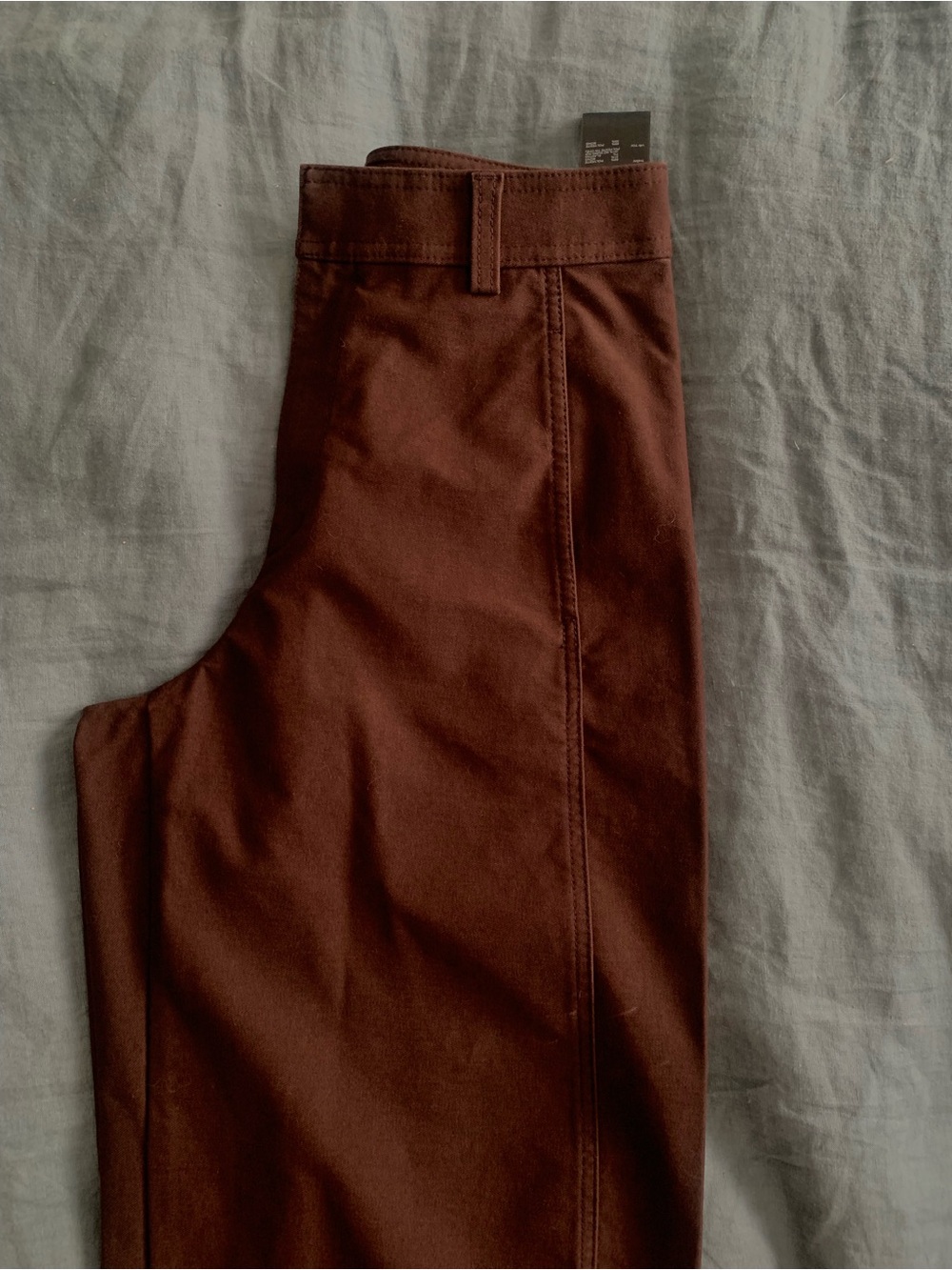 Uniqlo Jersey barrel Brown Pants nwt - Picture 4 of 7